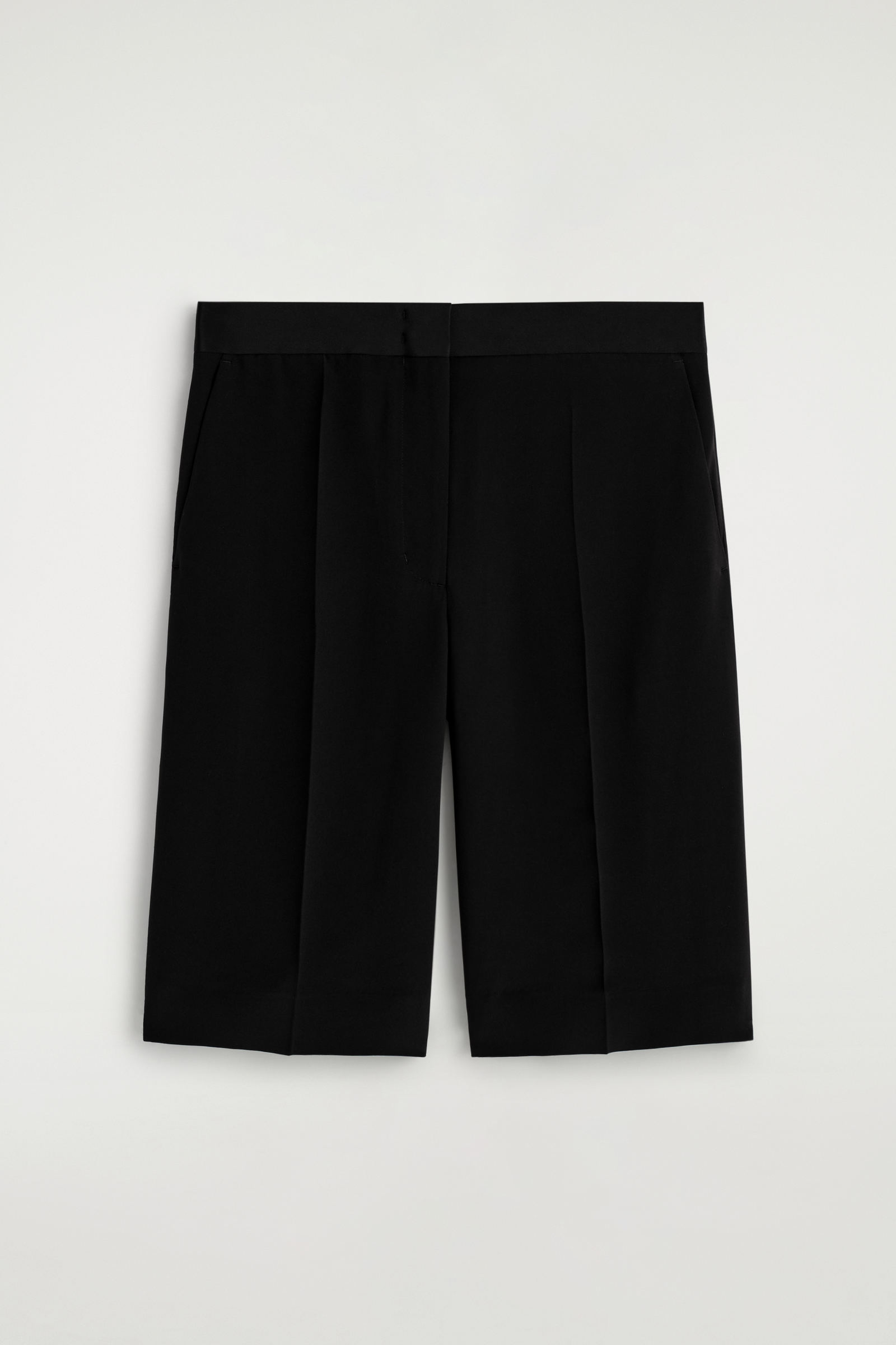 テーラード シルクショートパンツ